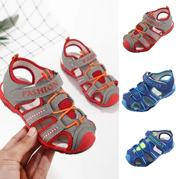 

2019 New Style Toddler child casual sandals Kids Shoes Closed Toe kid shoes Beach Summer Sneakers kid shoes pantufa infantil