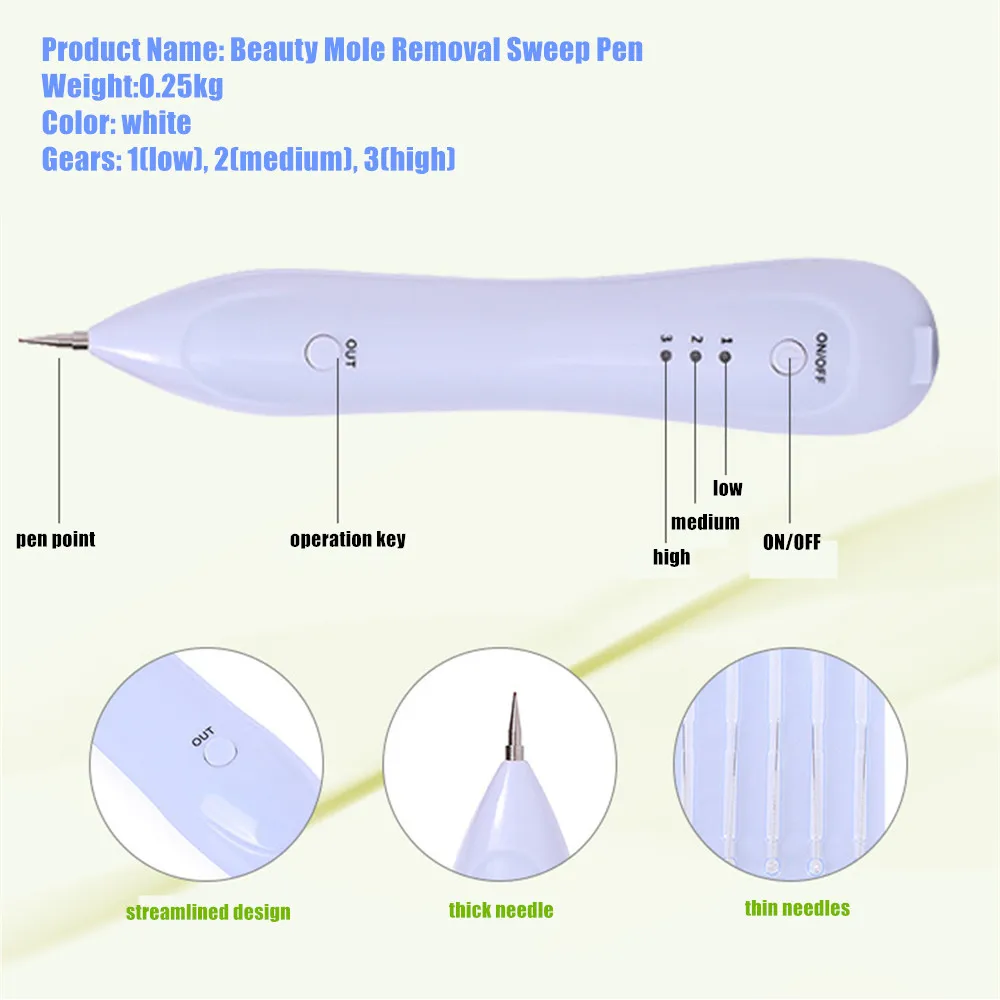 Beauty Mole Removal Sweep Pen Rechargeable Moles Spots Warts Verrucas Tattoos Removing Device Microplasma Remove Spot Machine (19)