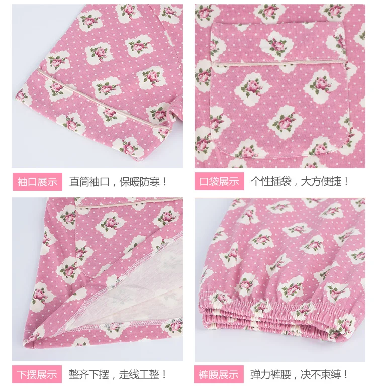 Женские пижамы из хлопка, новинка 2019, большие размеры Xxxl 4xl, женский домашний костюм, 100% чистый хлопок, женская пижама, розовая одежда для сна