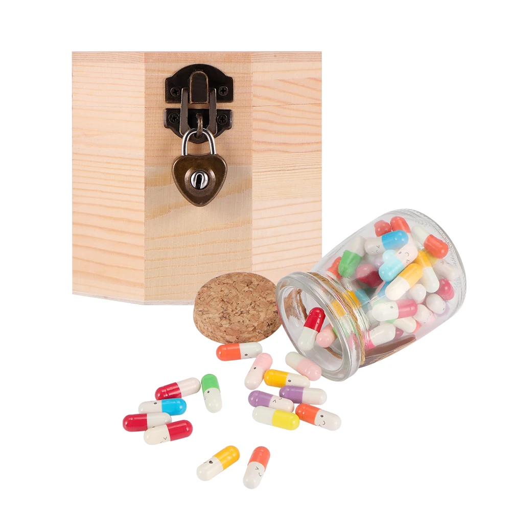 

Wish Capsule Bottle Small Glass Jars Mason Jar Message Vials Cheap Cork Stopper Bottle DIY Small Glass Bottle Mini Containers