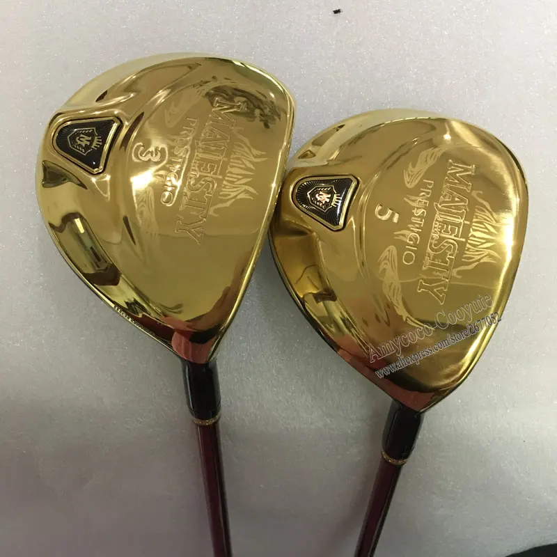 جديد cooyute نوادي الغولف maruman الجلالة prestigio و 9 جولف الممر السالك ودز 3/15 5/18 الجرافيت رمح الجولف الخشب غطاء الرأس شحن مجاني