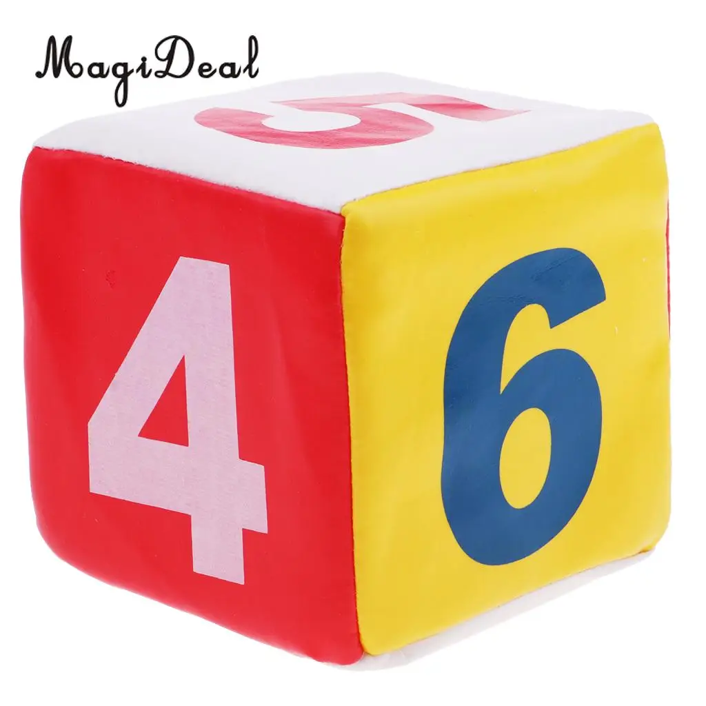 Sponge Dice Foam Dot Dice Playing Dice for Enlightenment Cognition 1-6 Spots