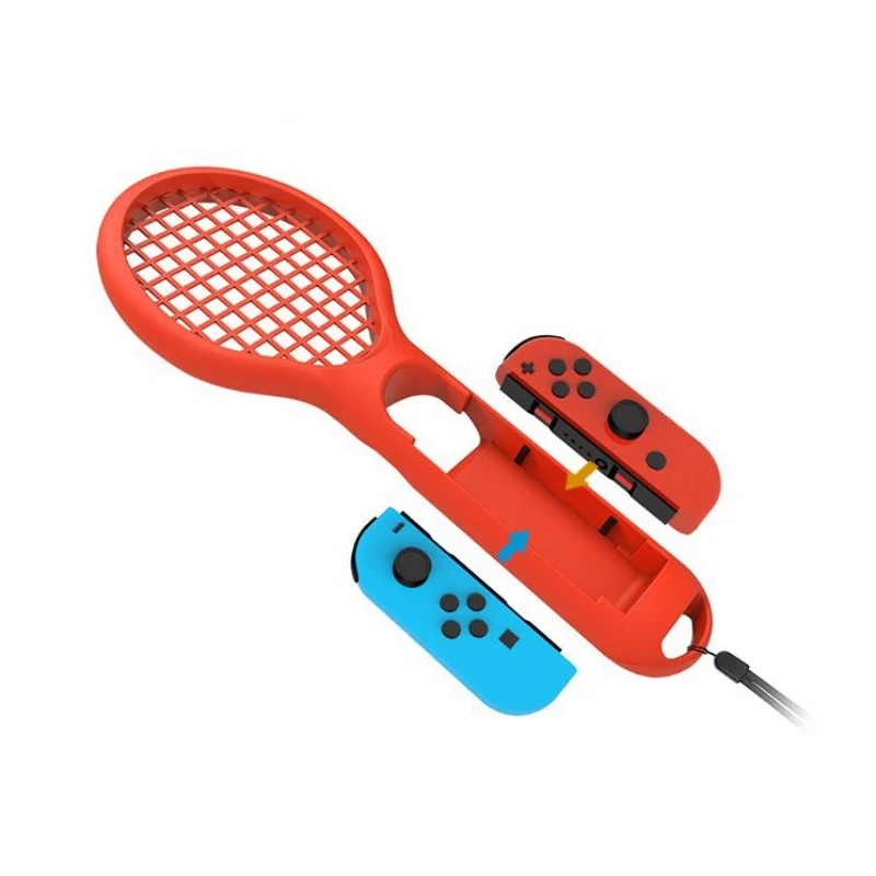 

2pcs Tennis Racket Controller Grips Handle For Nintend Switch Joy-Con NS N-Switch Console Holder