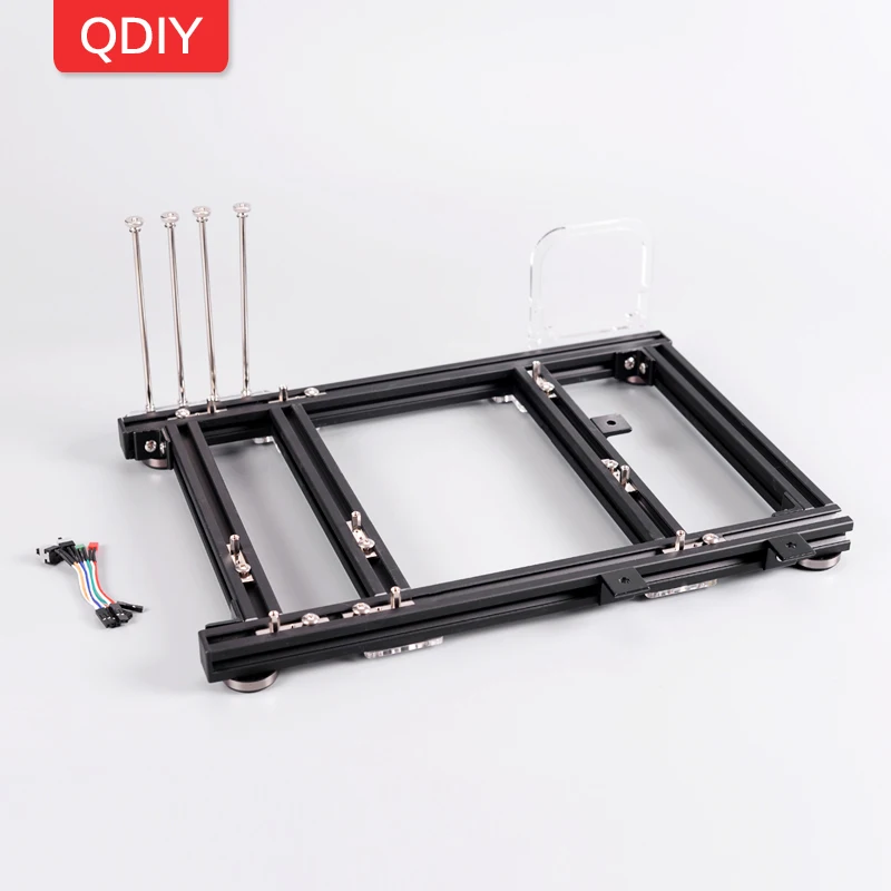 Чехол для компьютера QDIY из алюминиевого сплава с горизонтальным и полным