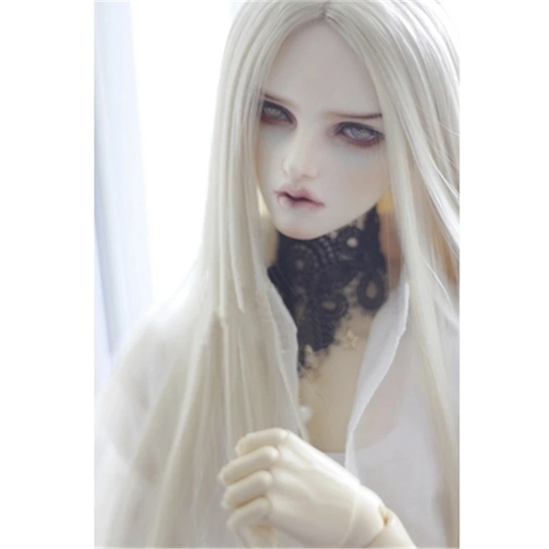 Allaosify bjd парик многоцветный длинный Straigst парики 1/3 1/4 1/6 BJD парик из высокотемпературного волокна кукольный парик