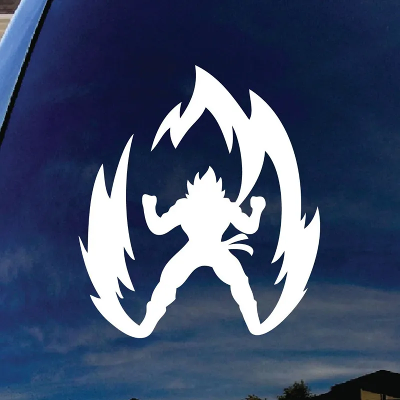 Супер Saiyan Goku Dragon Ball Z наклейка высечка Виниловая для окна автомобиль грузовик