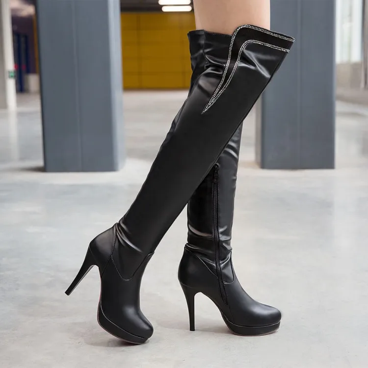 2017 Winter New High Heel Stivali Leisure Elegant Heels Sexy Donna 2017 Heel Winter New High Heel 2017 Stivali Leisure Elegant Heels Sexy Donna 3bdfbb