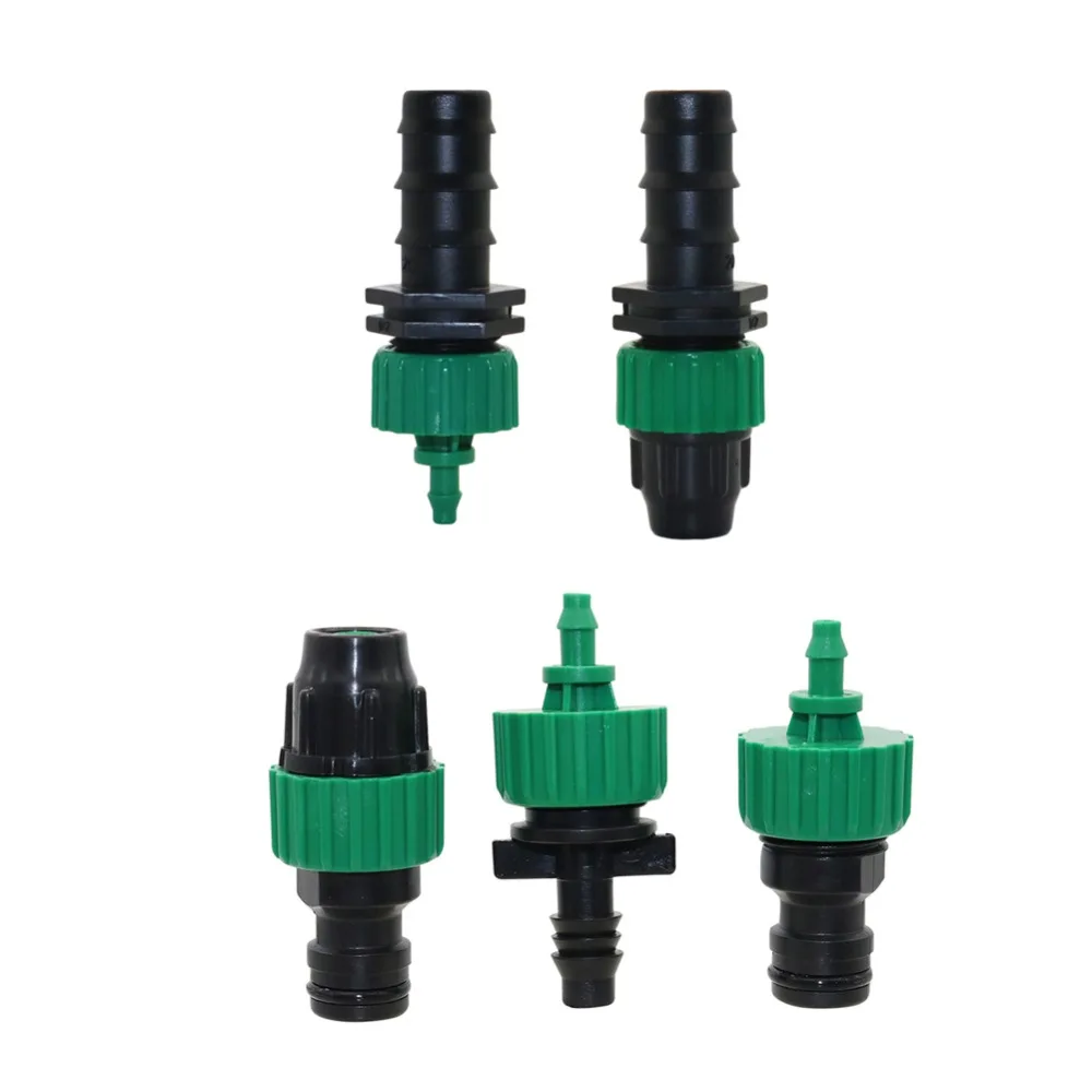 

Reducing Hose Quick Connector Garden Irrigation Straight connector Agriculture tools Greenhouse Watering Adapter 3 Sets