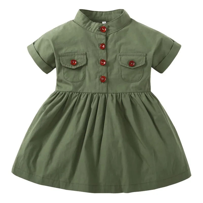 Baby Girl Summer Dress 2019 Baby Dresses Carton Army Green Birthday Dress Female Baby Summer Clothes Girl Clothes Baby Girl Summer Dress 2019 Baby Dresses Carton Army Green Birthday Dress Female Baby Summer Clothes Girl Clothes