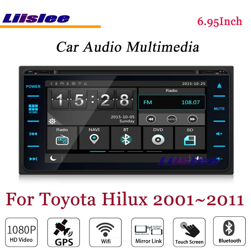Best Liislee For Toyota Hilux 2001~2011 Stereo Android Radio DVD Player 3G TV BT GPS MAP Navigation 1080P System Original NAV Design 1 Best Liislee For Toyota Hilux 2001~2011 Stereo Android Radio DVD Player 3G TV BT GPS MAP Navigation 1080P System Original NAV Design 1