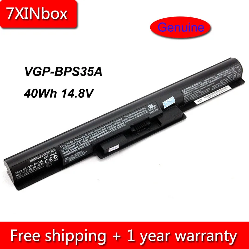 7XINbox 40Wh 14.8V GP-BPS35A Laptop Battery For Sony Vaio 14E 15E SVF1521A2E SVF15217SC SVF14215SC SVF15218SC SVF152A27T | Компьютеры и