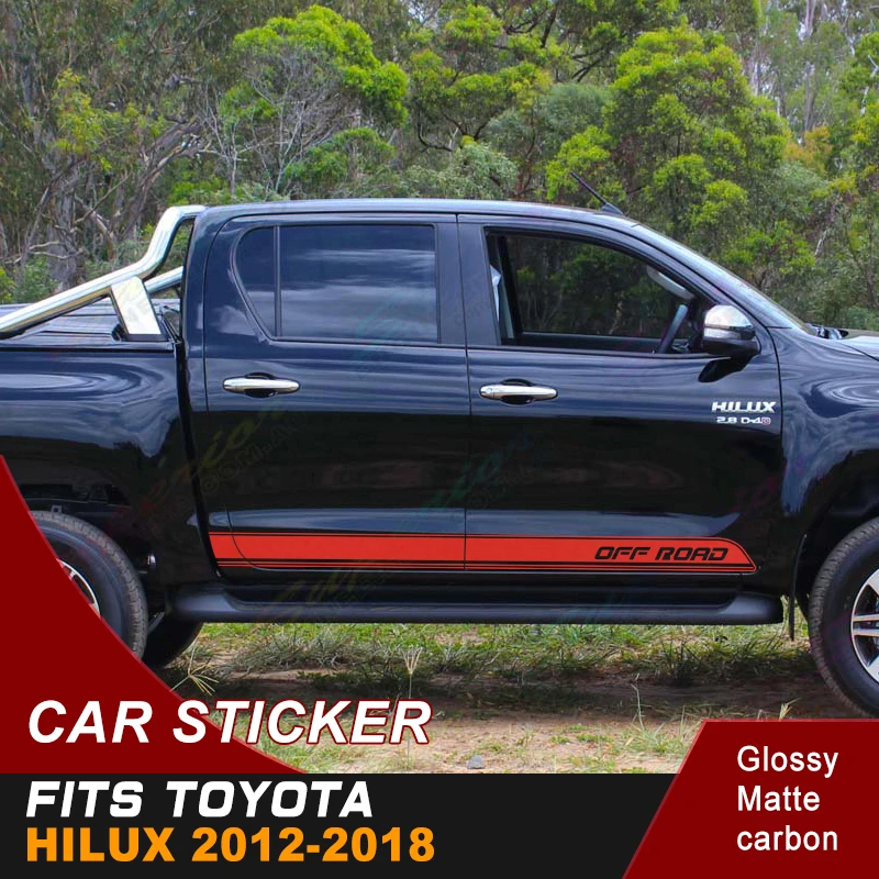 Наклейки для автомобилей TOYOTA HILUX revo и vigo 2012 2013 2014 2015 2016 2017 2018 графические виниловые
