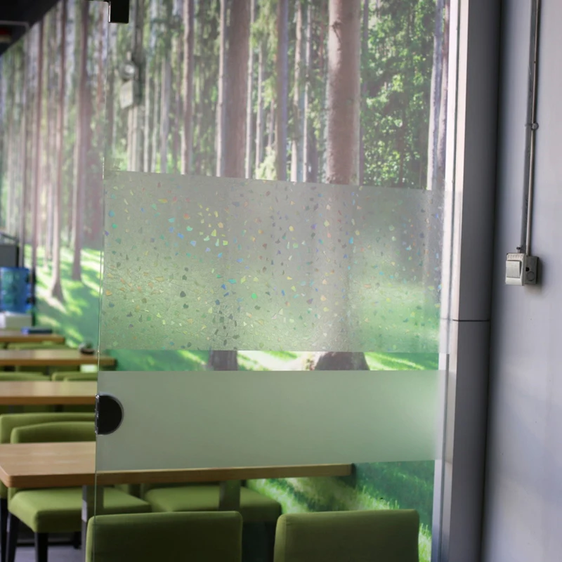 New Big Bamboo Etched Gl Clear Decorative Static Cling Window 2016 New Decorative Pink Solid Embossed Stained Cl
