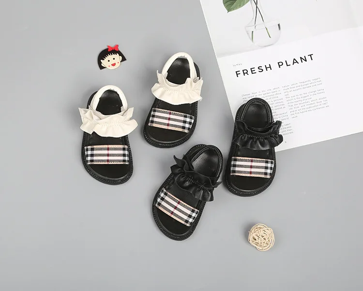Новая летняя обувь для маленьких девочек модная принцесса Кожаные сабо Bebe Первые ходунки подходят От 1 до 3 лет детская обувь для девочек
