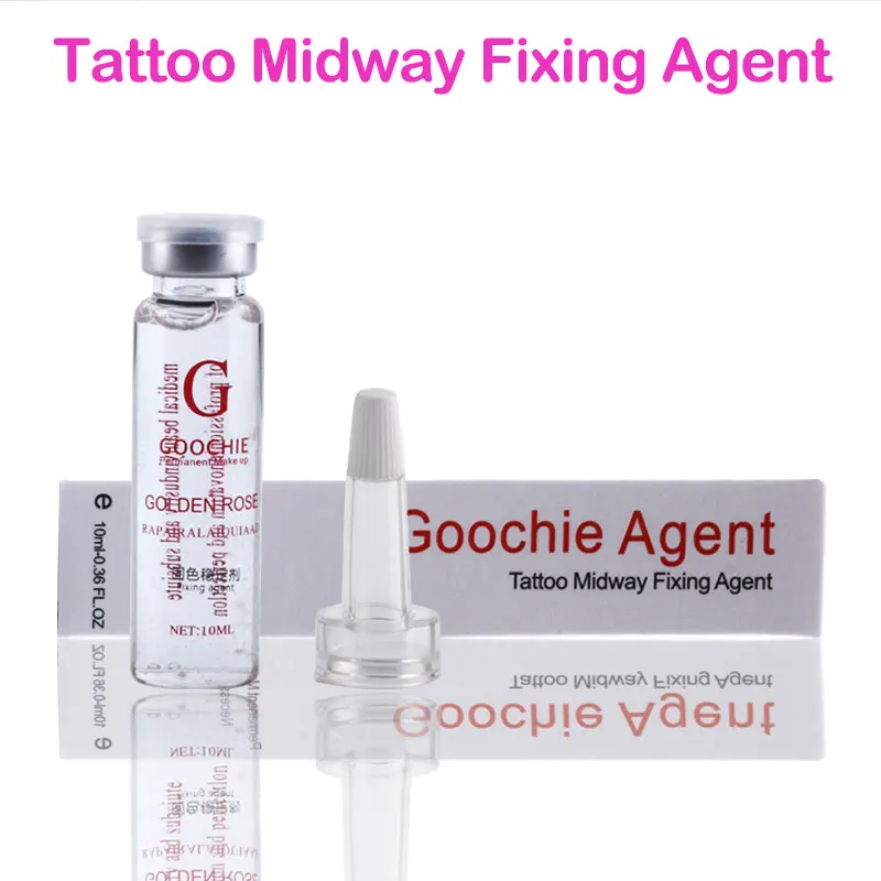 

Goochie Permanent Makeup Microblading Eyebrow/lip fixing agent stick tattoo soothing agent PMU Ink Colour Lock Essence 10ml