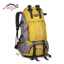 Местный лев 50л открытый альпинистский Мешок Спортивный походный рюкзак Водонепроницаемый треккинг Сумка для мужчин женщин Путешествия Треккинг