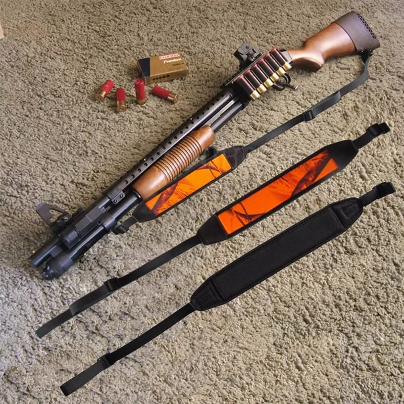 Tourbon Тактический ремень для ружья Регулируемый нескользящий неопреновый винтовка плечевой ремень оранжевый пояс охотничий Пистолет Аксессуары