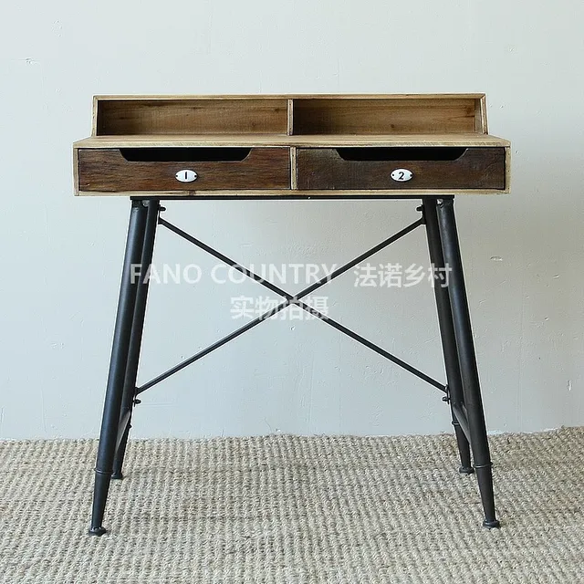 Fano French Country Style Furniture Loft Industry Do The Old Wrought Fano French Country Style Furniture Loft Industry Do The Old Wrought Iron Dressing Table Desk D026