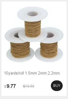 LINSOIR 200 шт Золото/шарик серебряного цвета цепи соединители застежки диаметр 1,5 2 3,2 мм медные соединители для DIY ювелирных изделий F14