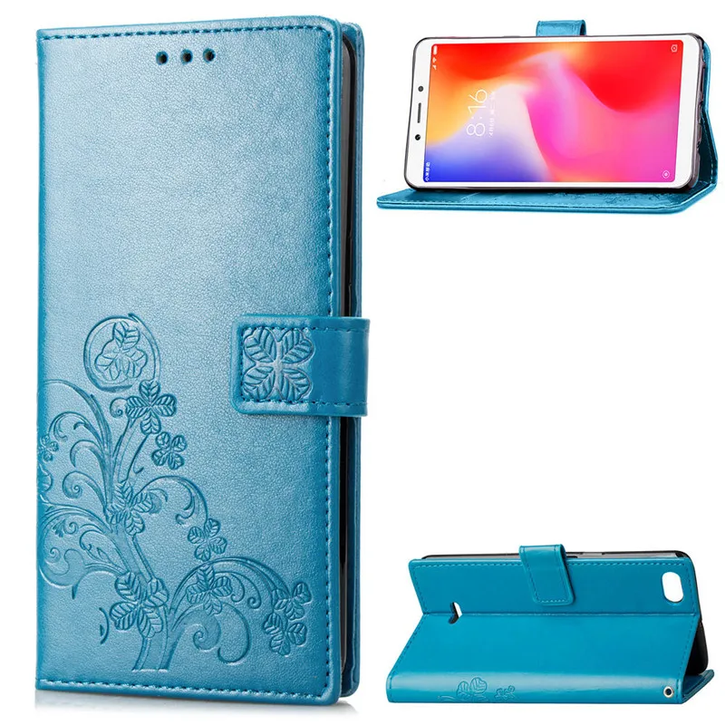 For Xiaomi Redmi 6A Case Redmi 6A Cover Silicone Case For Redmi 6 Leather Wallet Flip Case For Xiaomi Redmi 6A 6 A A6 Redmi6 6A