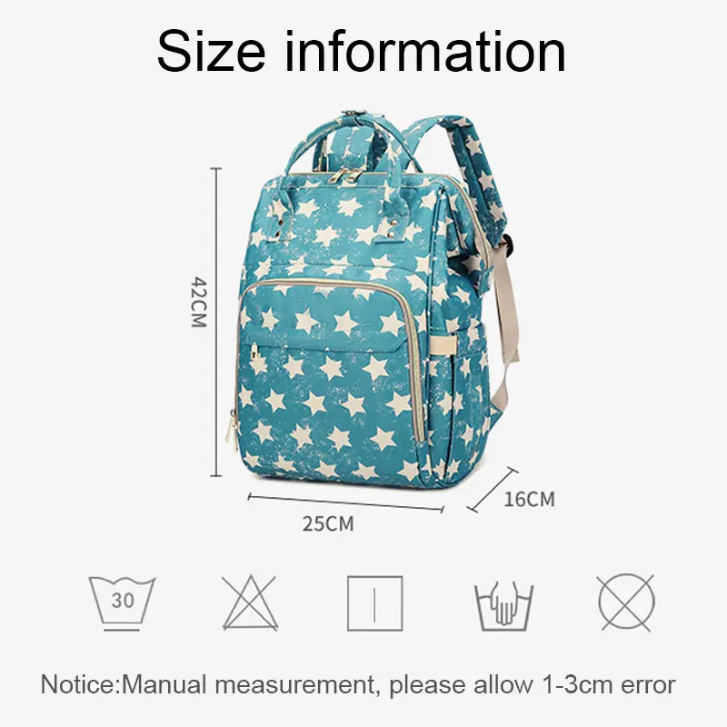 Diaper Bag Backpack For Mother Waterproof Mummy Maternity Backpack Baby Care Bag for Mommy Changing Bag for Stroller