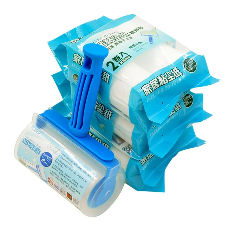Sticky hair sticky paper dust removal roller oblique tear 10CM clothes
