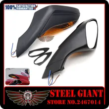 Para MV Agusta F3 675/800 2013-2015 Motocicleta Vinculador spiegel Retrovisor Lado Do Espelho Turn signal Indicator Light espelho