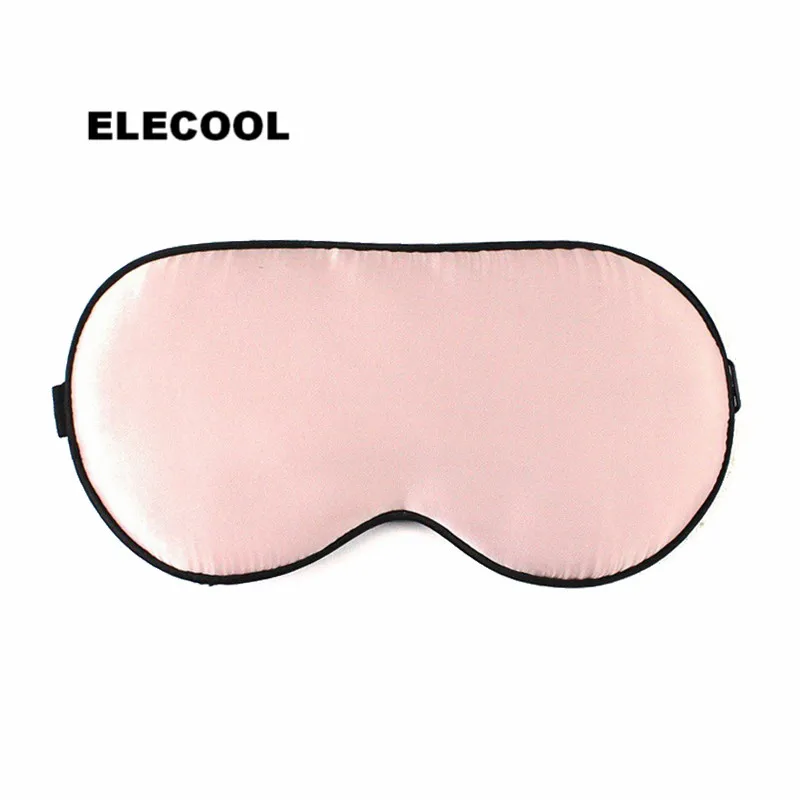 

ELECOOL Pure Silk Filled Sleeping Eye Patch Eye Mask Cover Soft Travel Rest Relax Blindfold Shield Cover Eye Care Tool