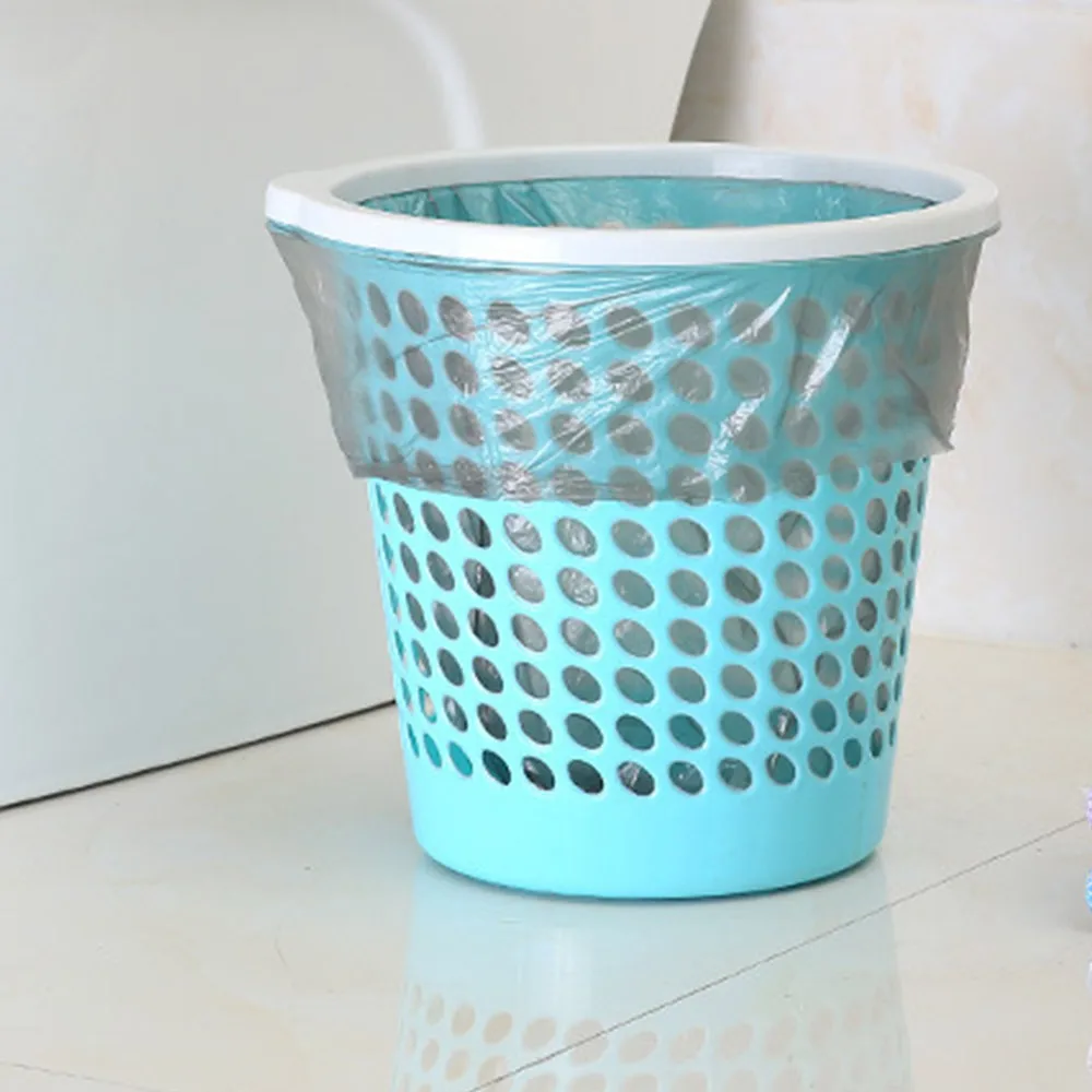 Одноразовый пакет для мусора цветной точечный мешок для мусора кухонный бытовой пять рулон, мешок для мусора