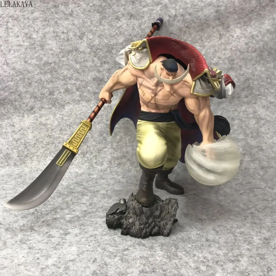 

27.5cm Anime One Piece Portrait Of Pirates Maximum White Beard Edward Newgate Battle Ver. 1/6 PVC Action Figure Model Hot Toys