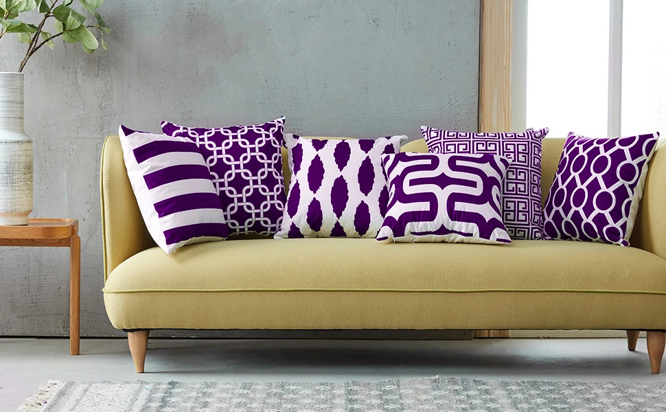 Topfinel геометрические чехлы для подушек Декоративные Чехлы для подушек подушки для дивана сиденья автомобиля из микрофибры подушки для домашнего декора