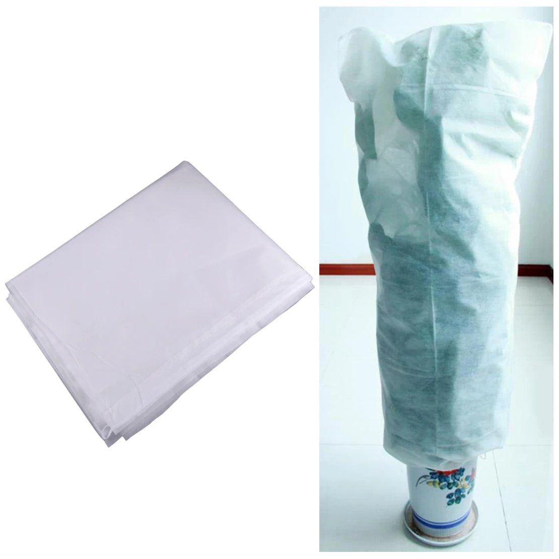 LETAOSK 1Pc Frost Protection Warm Bag Fleece Plants Cover Protecting Garden Shrub Winter Supply