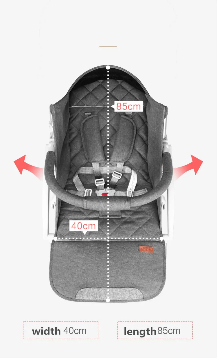  YOYAnoble Baby Stroller Trolley Portable Folding Baby Stroller Carriage poussete Lightweight light 