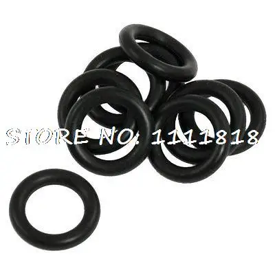 10 шт. нитриловые резиновые уплотнительные кольца 14 мм x 22 мм x 4 мм уплотнения из нитрильного каучука NBR прокладка черный
