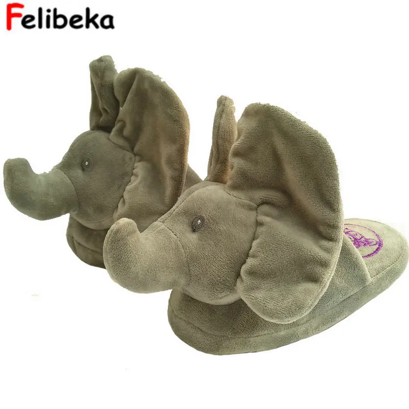 New Peek A Boo Elephant Slipper Toy & Stuffed Animals Elephant Home