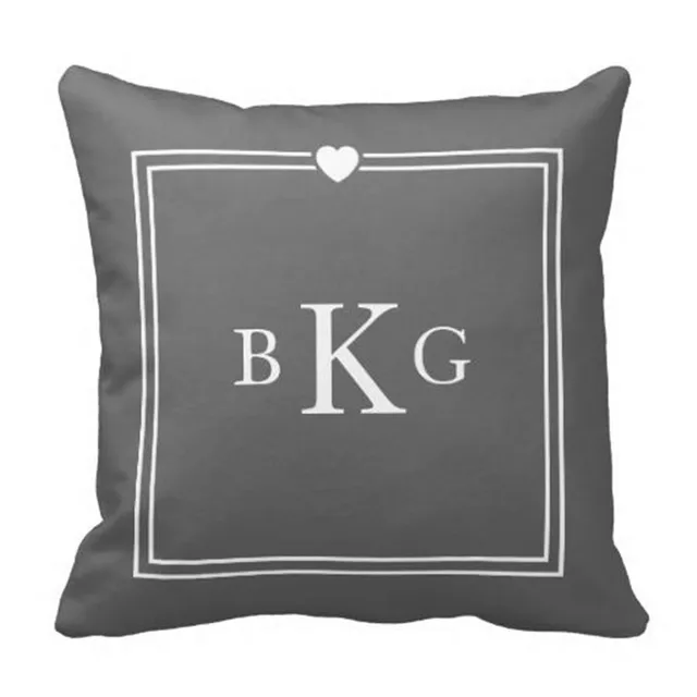 Custom Cushion Cover Decorative White Letter Wedding Pillow Custom Cushion Cover Decorative White Letter Wedding Pillow Love Cases Personalized Covers For
