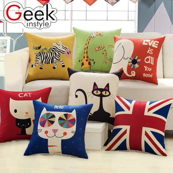 Cartoon pillow Lovely pillow A variety of styles and