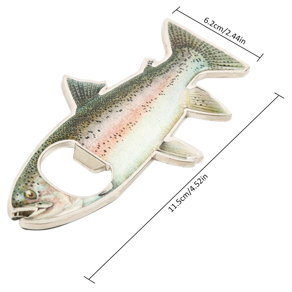 Форель в форме открывалка для бутылок магнит на холодильник бытовой холодильник декоративные пиво машина открыть бутылку двойного назначения для бутылок