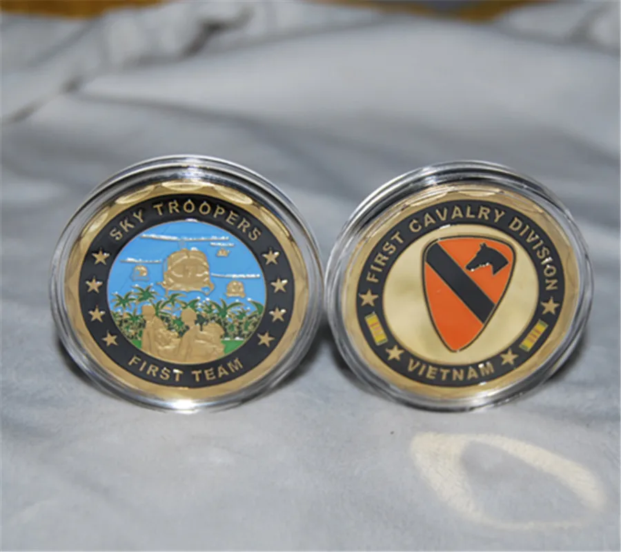 1st Cavalry Division Vietnam Army Challenge Coin (10)