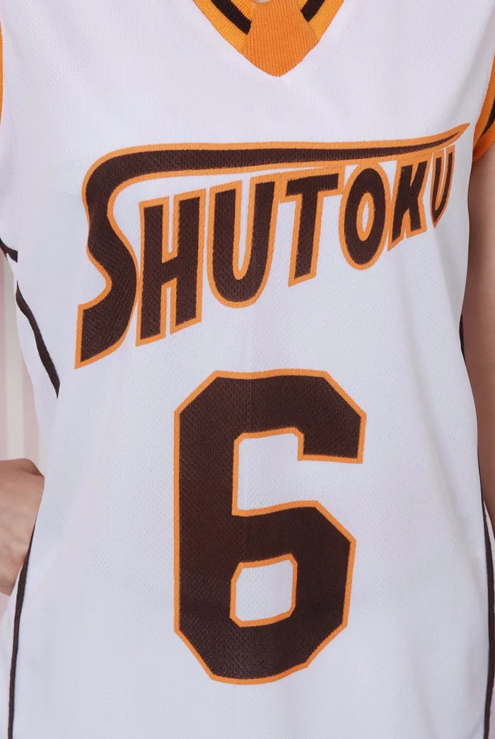 3 стиля Kuroko no Basuke SHUTOKU № 6 10 Midorima Shintaro баскетбольный мяч костюм для косплея Джерси унисекс Спортивная форма