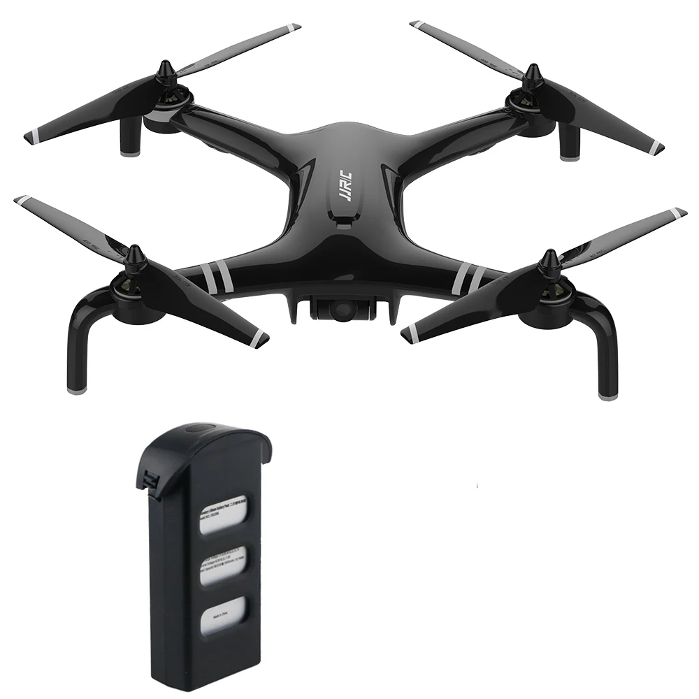 JJRC X7 умный двойной gps 5G WiFi 1080P FPV Бесщеточный Радиоуправляемый Дрон-RTF карданный 23 мин летный Квадрокоптер Waypoint One Key 3 батареи - Цвет: 1 Battery Black