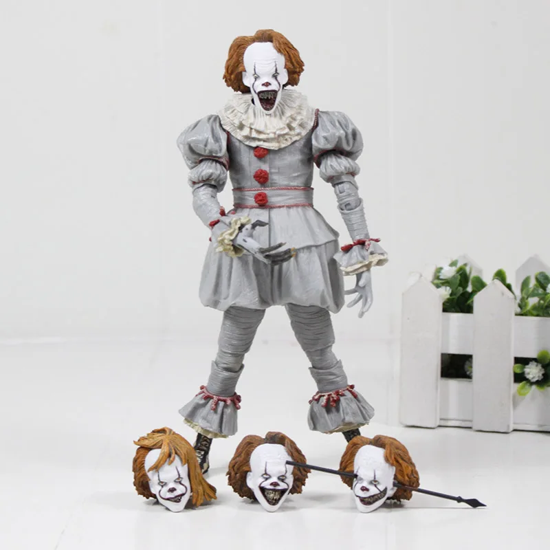 Аниме фильм Neca Stephen King's IT Pennywise ужас Джокер клоун ПВХ фигурка игрушки куклы для