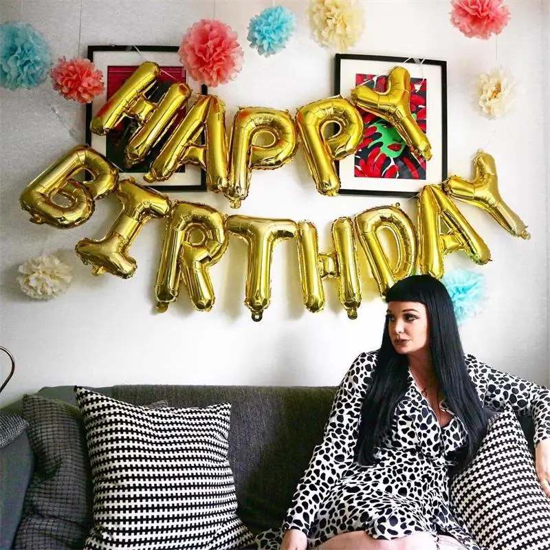 Baby Shower 1st на день рождения воздушные шары с днем Синий розовые шарики в виде цифр 1