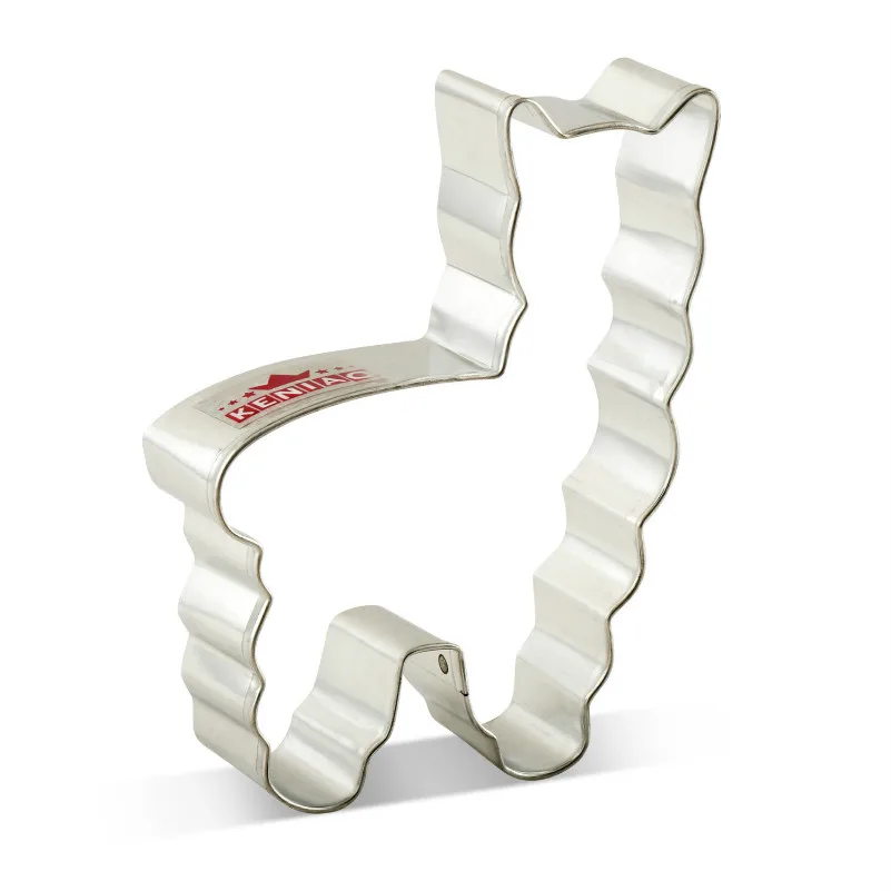 

KENIAO Cute Alpaca / Llama Cookie Cutter for Kids - 7.2 x 10.6 cm - Biscuit / Fondant / Bread / Pastry Cutters - Stainless Steel