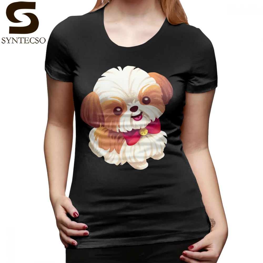 Shih Tzu Dog T Shirt Shih Tzu Love T Shirt Short Sleeve Street Wear
