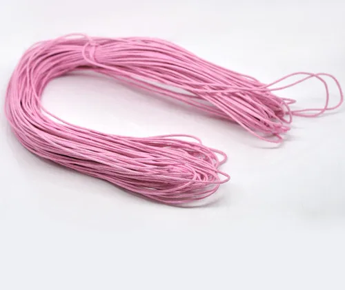 Выберите цвет) 60 м вощеный хлопок ожерелье веревка шнур/Шамбала шнур 1,0 мм(W03156-w03164