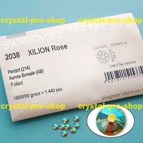 Ss5 Swarovski элементы AB перидот ( 214 ) 432 шт. нет исправлений горный хрусталь ясно
