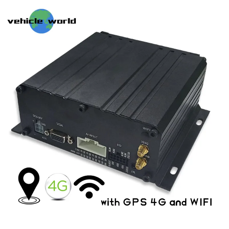 1080 P 4CH жесткий диск мобильный DVR с gps 3g 4G Wifi грузовик MDVR | Безопасность и защита