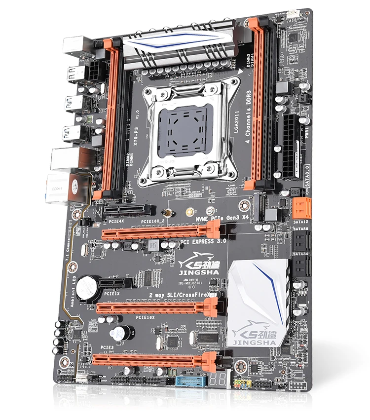 X79-P3 M.2 четырехканальный X79 материнская плата по стандарту ATX LGA 2011 XEON игровая материнская плата с поддержкой E5 2680V2 материнская плата 128 ГБ DDR3 REG ECC