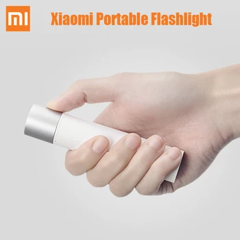 

Xiaomi Portable Flashlight USB Charger LED bright night Lamp power bank supply 3350mAh outdoor bike climb Mi flash light